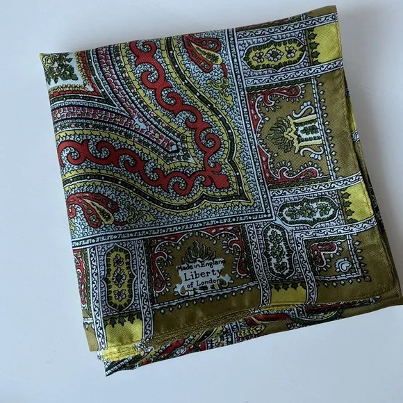 Liberty of London Multicolor Paisley Scarf - Picture 8 of 10